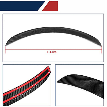 Tesla Model S Carbon Fiber Rear Trunk Spoiler 2012-2025