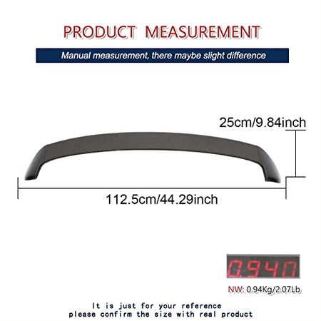 MK6 Carbon Fiber Roof Spoiler for Volkswagen VW Golf 6 VI 2010-2013