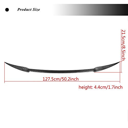 Carbon Fiber Rear Trunk Spoiler for Maserati Quattroporte 2013-2018
