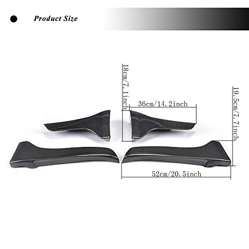 Carbon Fiber Mud Flaps Splash Guard for Infiniti Q50 Q50S 2014-2017