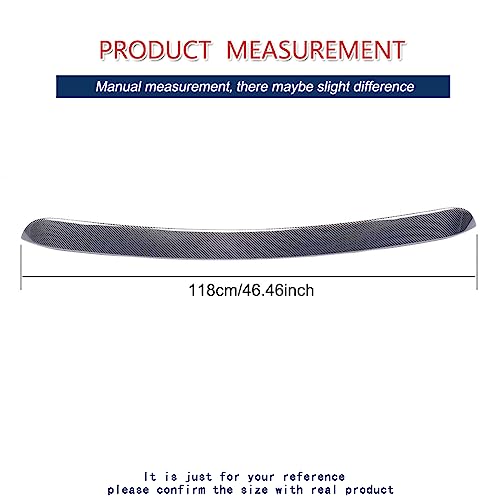 ahacarbon ML-XM159 Rear Roof Window Spoiler Wing Lip Carbon Fiber