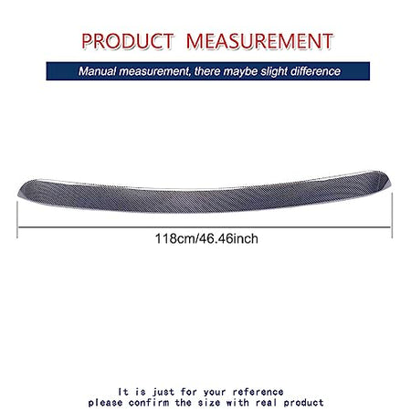ahacarbon ML-XM159 Rear Roof Window Spoiler Wing Lip Carbon Fiber
