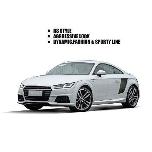 Carbon Fiber Rear Hood Fender Side Door Scoops for Audi TT 2015-2017