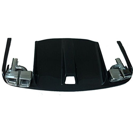 Carbon Fiber Rear Diffuser and Exhaust Tips fits Mercedes 2009-2012