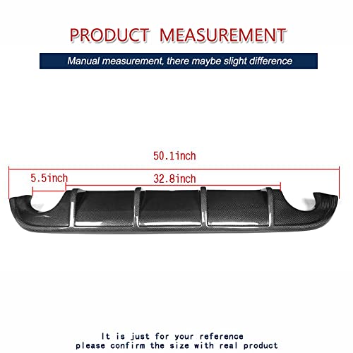 Carbon Fiber Rear Diffuser for Infiniti Q50 2014-2017 Rear Lower