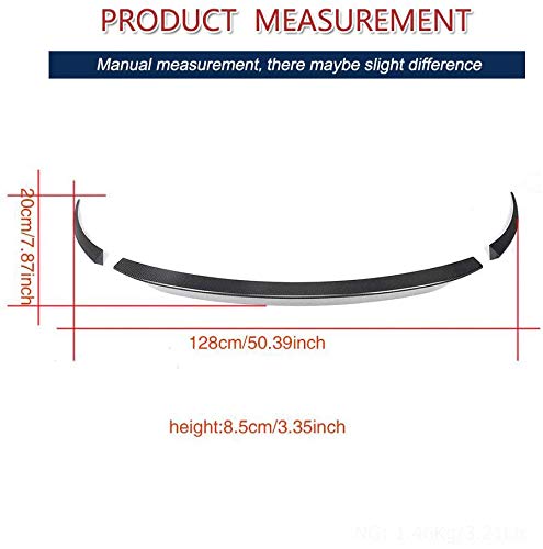 Macan Carbon Fiber Rear Trunk Middle Spoiler for Porsche 2014-2017