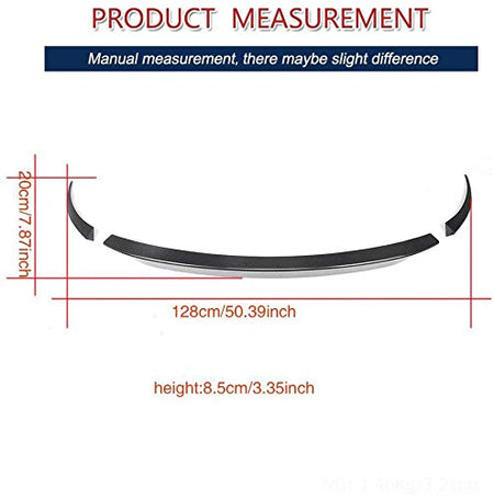 Macan Carbon Fiber Rear Trunk Middle Spoiler for Porsche 2014-2017