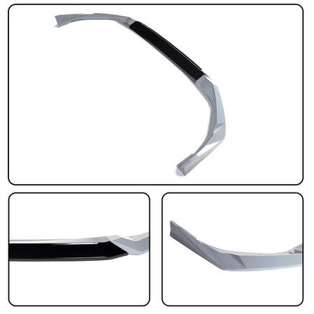 Sonic Gray Front Bumper Lip for Honda Civic Sedan 2025 2026 ABS | Front Bumper Air Dam Chin Splitter Body Kit