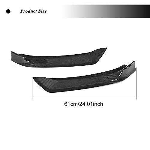 Levante CF Front Splitters, fits Maserati Levante Base S 2016-2018
