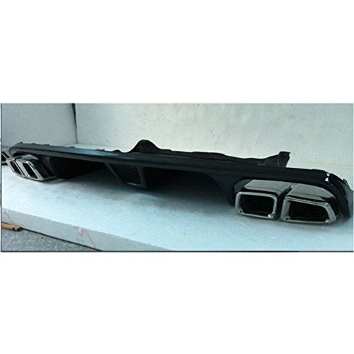 Carbon Fiber Rear Diffuser and Exhaust Tips fits Mercedes 2009-2012