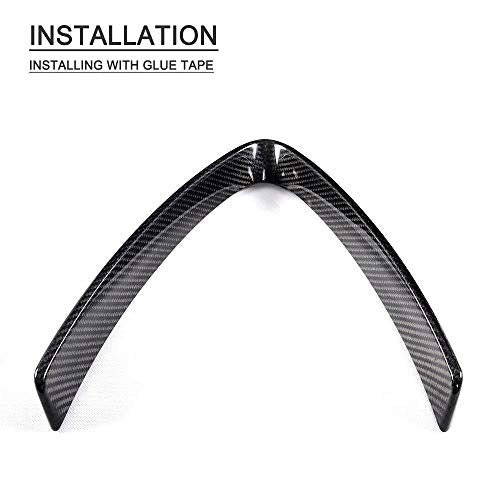 Carbon Fiber V Shape Grill Mesh Frame Cover Decoration Trim 2017-2019