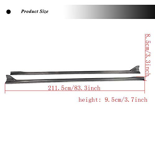 for Porsche Panamera All Models 2010-2013 Carbon Fiber Side Skirts