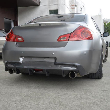 Infiniti G37 Sedan 2009-13 Rear Bumper Diffuser (Non-US) Carbon Fiber - www.ahacarbon.com