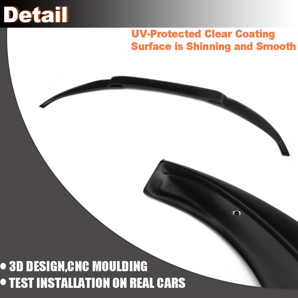 Gloss Black Front Lip for BMW 6 Series M6 2013-2018 F06 Gran Coupe F12 Convertible F13 Coupe, Fiberglass,Lightweight, Sporty 