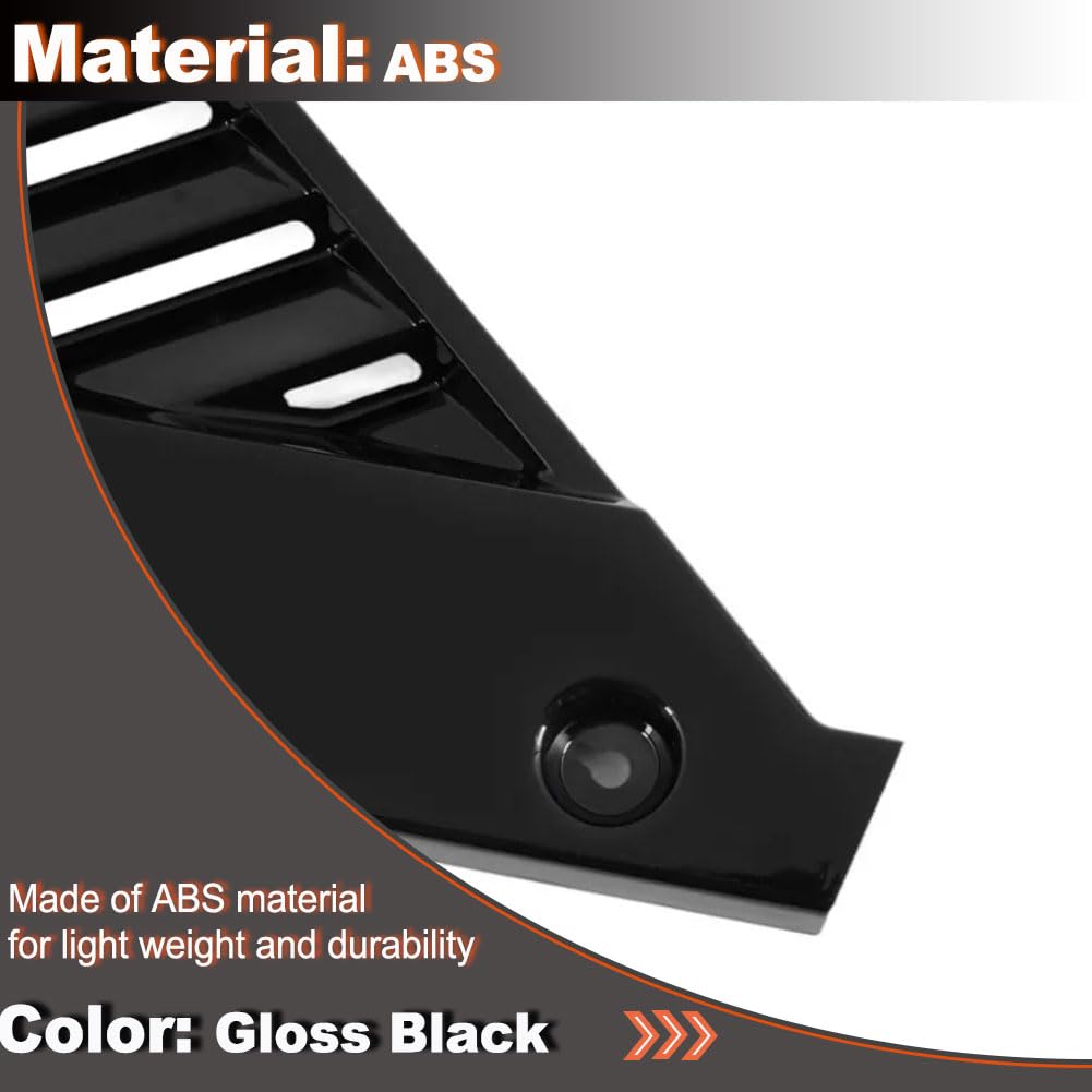 Gloss Black Engine Bay Panel Cover Compatible with Chevrolet Corvette C8 Coupe 2020-2023 ABS Engine Compartment Cover Kit Fac