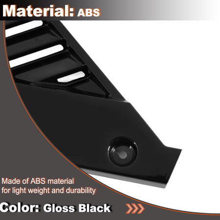 Gloss Black Engine Bay Panel Cover Compatible with Chevrolet Corvette C8 Coupe 2020-2023 ABS Engine Compartment Cover Kit Fac