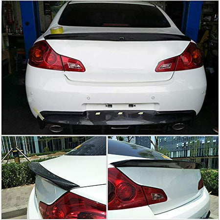 Carbon Fiber Rear Spoiler for Infiniti G25 G35 G37 Q40 Sedan 2006-2015