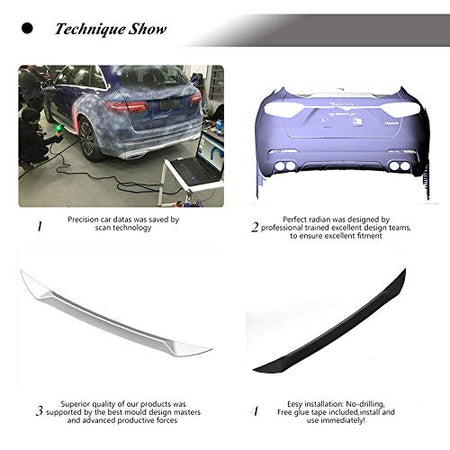 Levante FRP Middle Spoiler, fits Maserati Levante S Base 2016-2018
