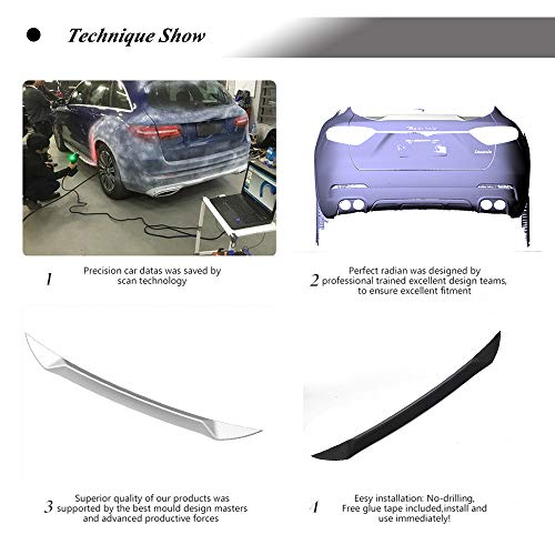 Levante FRP Middle Spoiler, fits Maserati Levante S Base 2016-2018