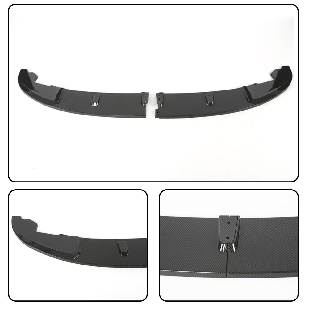 ABS Front Bumper Lip Compatible with BMW 4 Series F32 F33 F36 M Sport 2Door 4Door 2014-2019 420i 428i 435i 440i Carbon Look C
