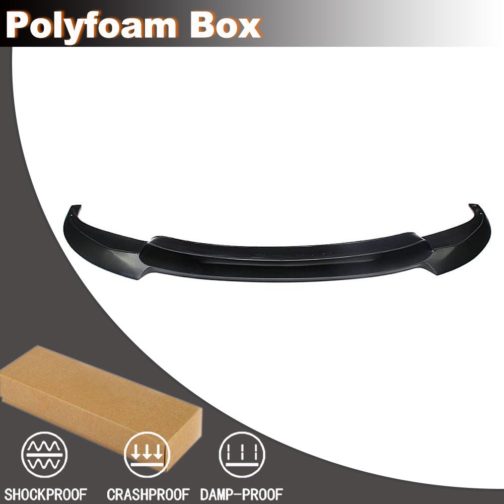 Gloss Black Front Lip for BMW 6 Series M6 2013-2018 F06 Gran Coupe F12 Convertible F13 Coupe, Fiberglass,Lightweight, Sporty 