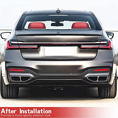 Trunk Spoiler for BMW 7 Series G11 G12 740i 750i Sedan 2016-2022 Rear