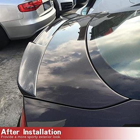 Carbon Fiber Trunk Spoiler for Audi A5 S5 4-Door 2012-2017 Rear