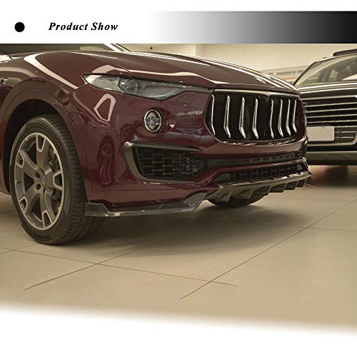 Levante CF Front Splitters, fits Maserati Levante Base S 2016-2018