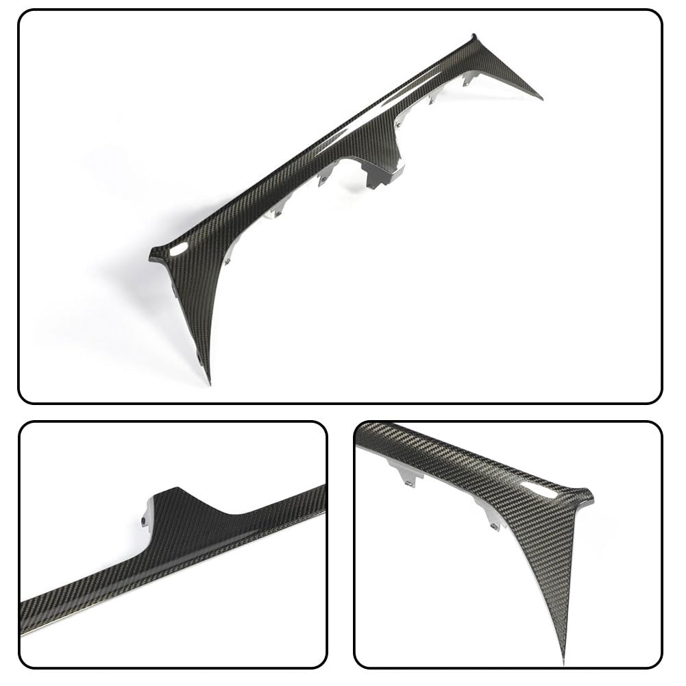 Dry Carbon Fiber Front Lower Grille CoverTrim Compatible with BMW X5M F95 2023-2024 Front Bumper Center Grille Vent Repacemen