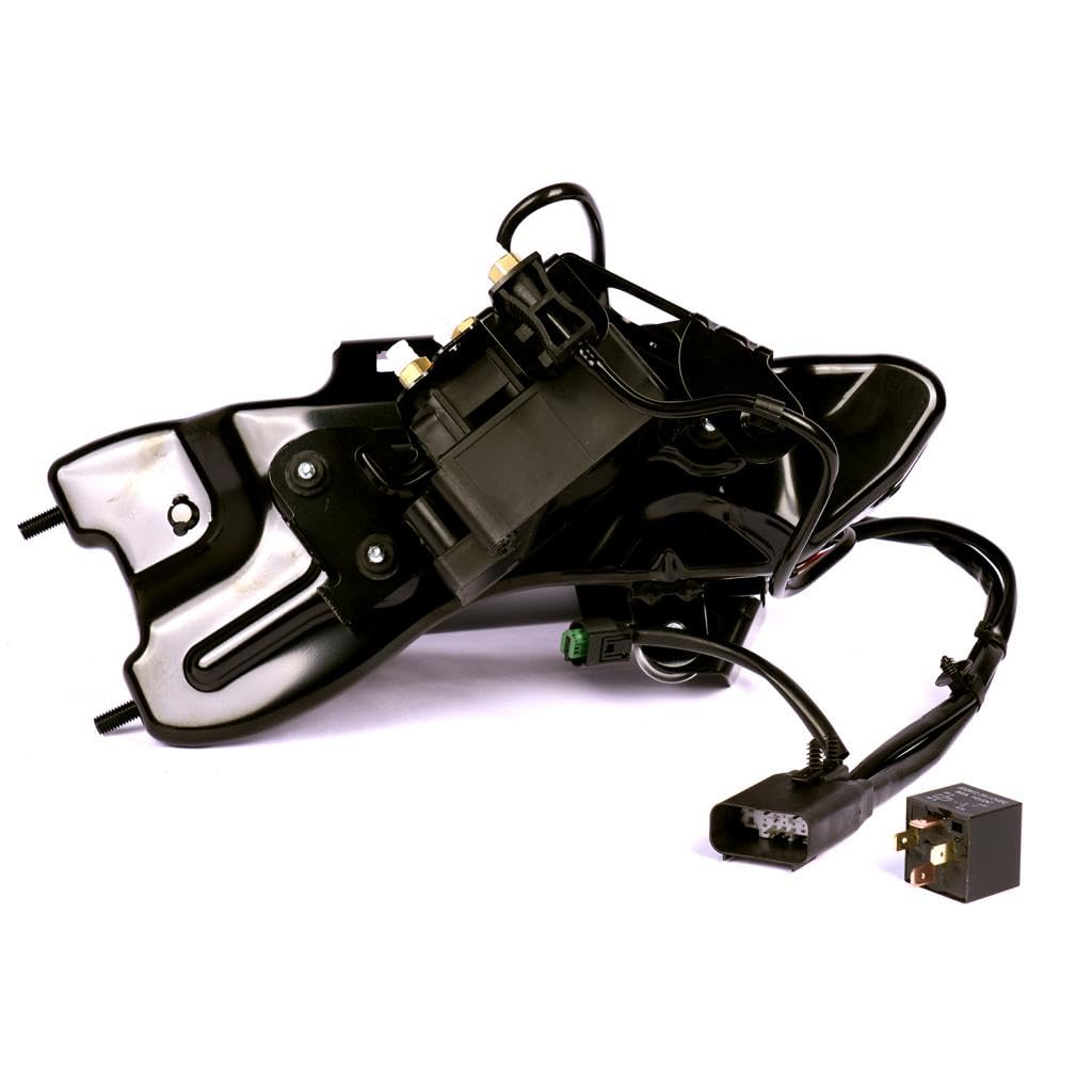 MCACAR KIT Air Suspension Compressor Pump with Valve Block Fits for Jeep Grand Cherokee 2011-2020, Dodge Ram 1500 for 2013-20