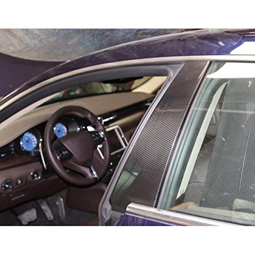 Carbon Fiber B Pillar Window Trims fits Maserati Quattroporte 2018