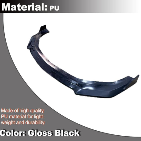 Front Bumper Lip Fits for Ford Mustang Coupe Dark Horse/Dark Horse Premium/EcoBoost/GT 2024-2025 for Mustang Convertible EcoB