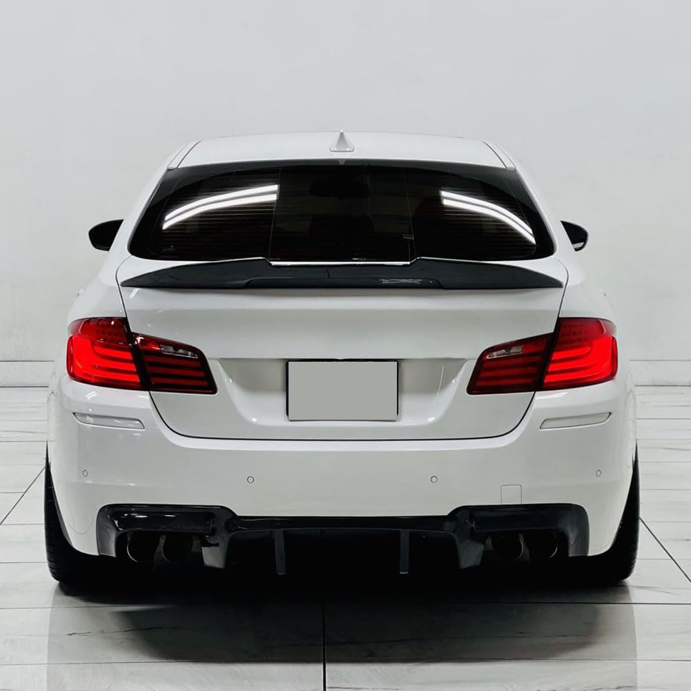 Trunk Spoiler Compatible with 2010-2016 BMW 5 Series F10 and M5 F10 Car Rear Boot Lid Highkick Wing Lip Factory Outlet