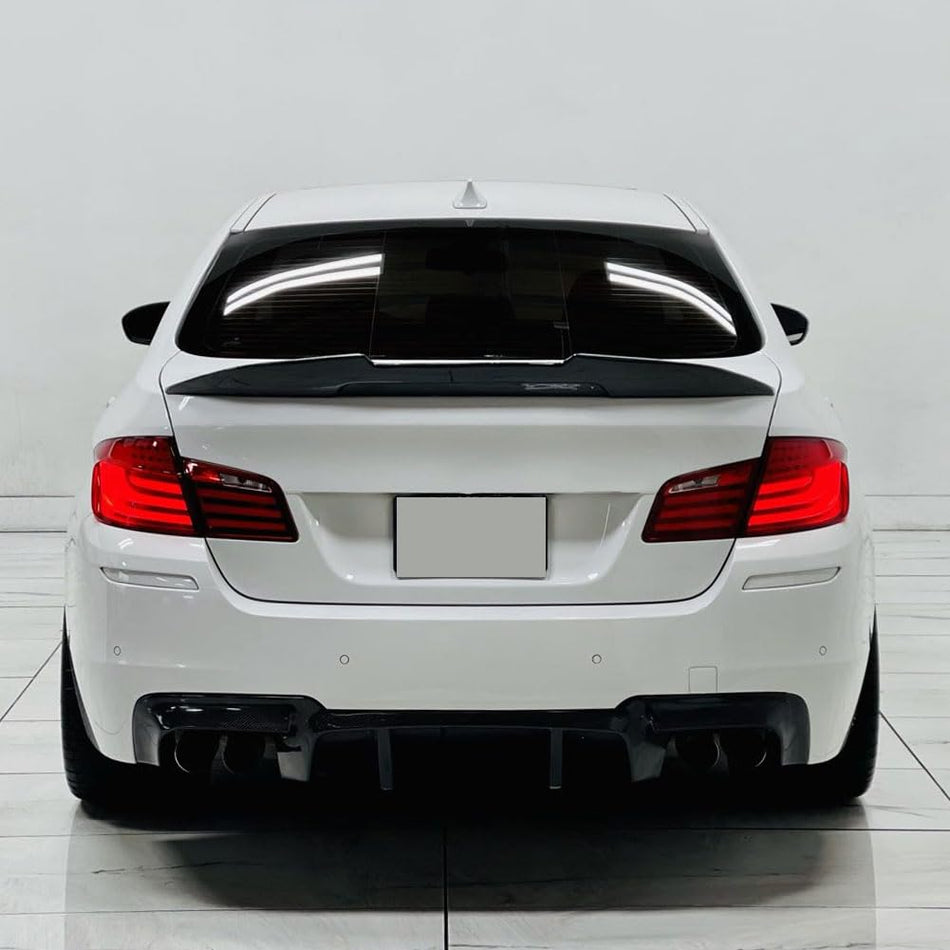 Trunk Spoiler Compatible with 2010-2016 BMW 5 Series F10 and M5 F10 Car Rear Boot Lid Highkick Wing Lip Factory Outlet