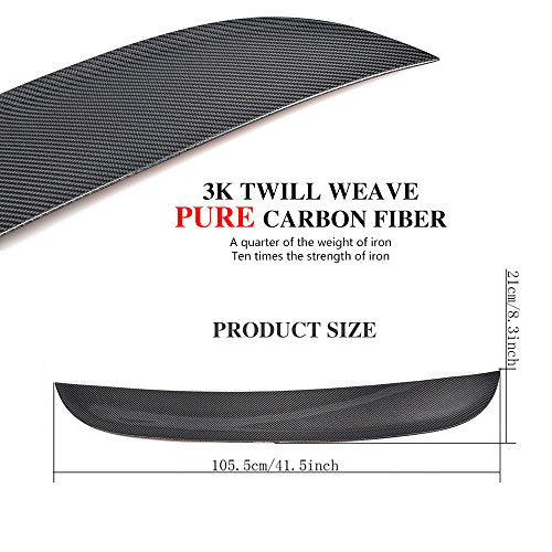 Carbon Fiber Rear Lip Trunk Spoiler for Porsche Panamera 2014 2015