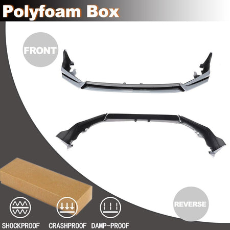 Front Lip Spoiler for Honda Civic Sedan 2022-2024 Sonic Gray | PP Lower Chin Bumper Spoiler Splitter Protection Air Dam Body 