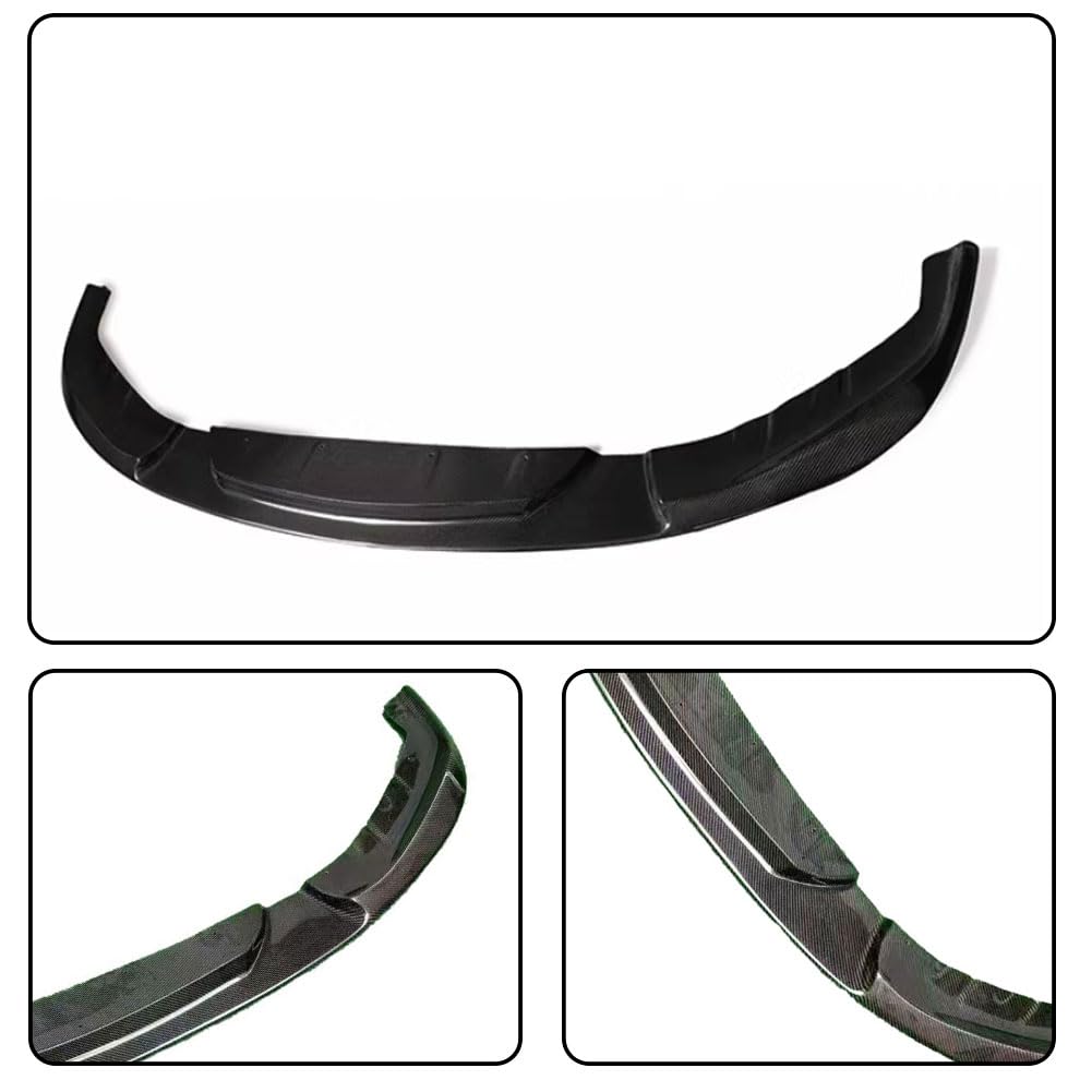 Carbon Fiber Front Lip for BMW G30 5 Series M Sport 4-Door 2017-2019 530i 540i M-tech Bumper Air Dam Lower Chin Splitter Prot