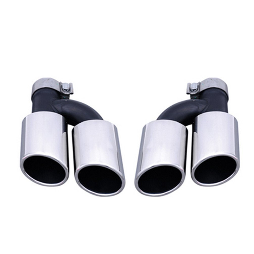 2pcs Stainless Steel Exhaust Tips fits Audi A7 2012-2015