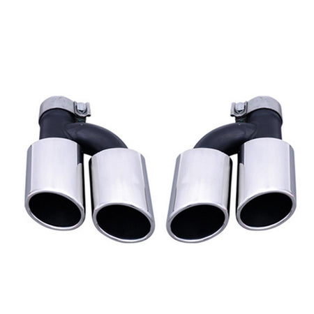 2pcs Stainless Steel Exhaust Tips fits Audi A7 2012-2015