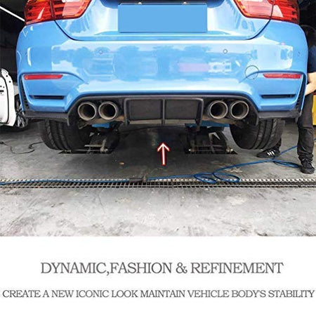 Carbon Fiber Rear Diffuser Lip fits BMW 3 Series F80 M3 2014-2019