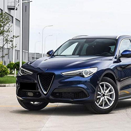 Carbon Fiber V Shape Grill Mesh Frame Cover Decoration Trim 2017-2019