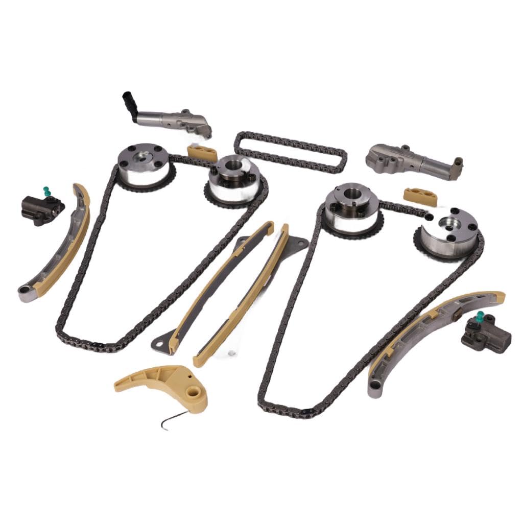 Timing Chain Kit with VVT Gears Fit for Hyundai Azera Santa Fe Palisade Genesis G70/G80/G90 for Kia Cadenza K900 Sedona Soren