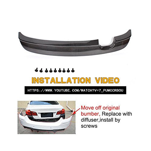 Carbon Fiber Rear Bumper Lip Diffuser for Volkswagen VW Golf 2005-2007