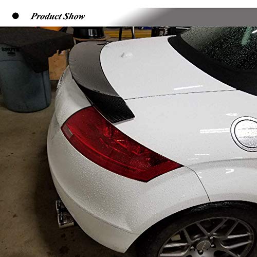 Rear Spoiler Compatible for Audi Mk2 TT 8J TTS 2-Door 2008-2014 Carbon