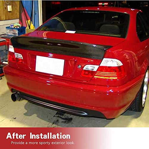 BMW E46 Sedan Carbon Fiber Rear Trunk Spoiler 1999-2006