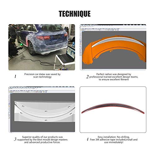 Carbon Fiber Rear Spoiler for Mercedes Benz C292 GLE-Class 2015-2018