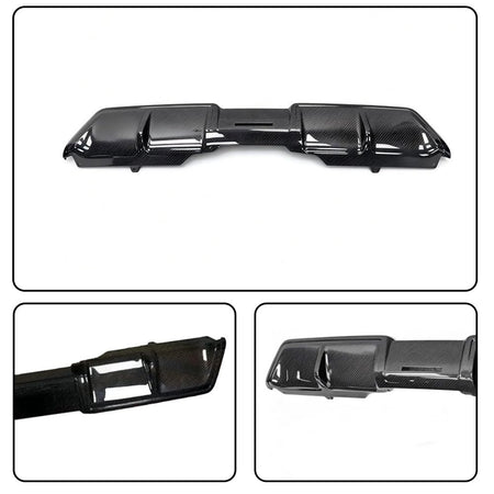 Carbon Fiber Rear Bumper Diffuser for BMW XM G09 2023-2025 Replacement | 4Door Lower Spoiler Bumper Guard Body Kit Lightweigh