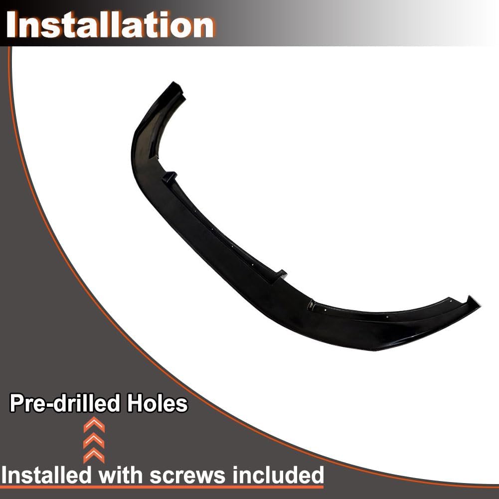 MX5 Front Bumper Lip Fits for Mazda MX5 Miata 2016-2022 Front Bumper Lip Chin Spoiler Splitter Protector PU Black Primer Fact