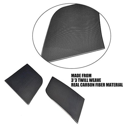 Carbon Fiber Rear Hood Fender Side Door Scoops for Audi TT 2015-2017