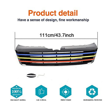 Colorful Front Centre Grill Covers for Volkswagen VW Passat 2013-2015